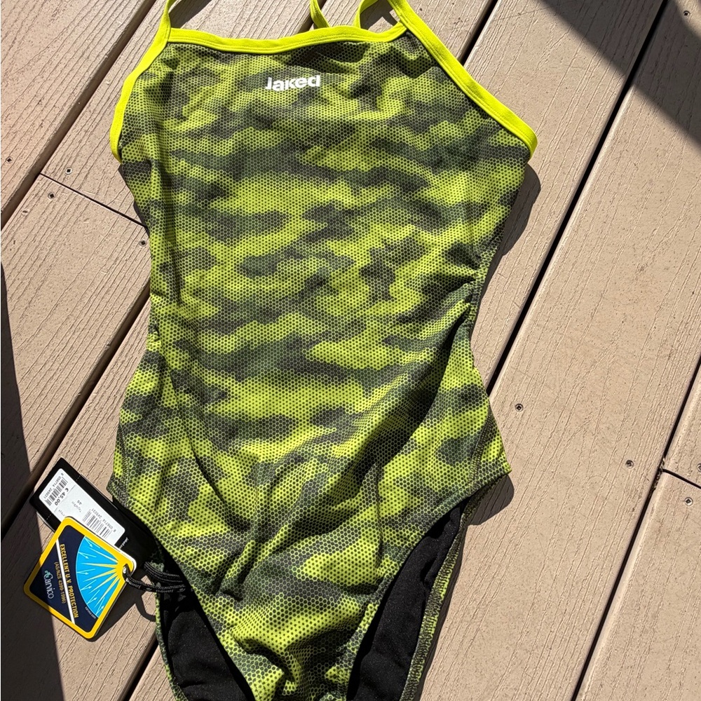 Women’s Green Camo One-Piece Swimsuit